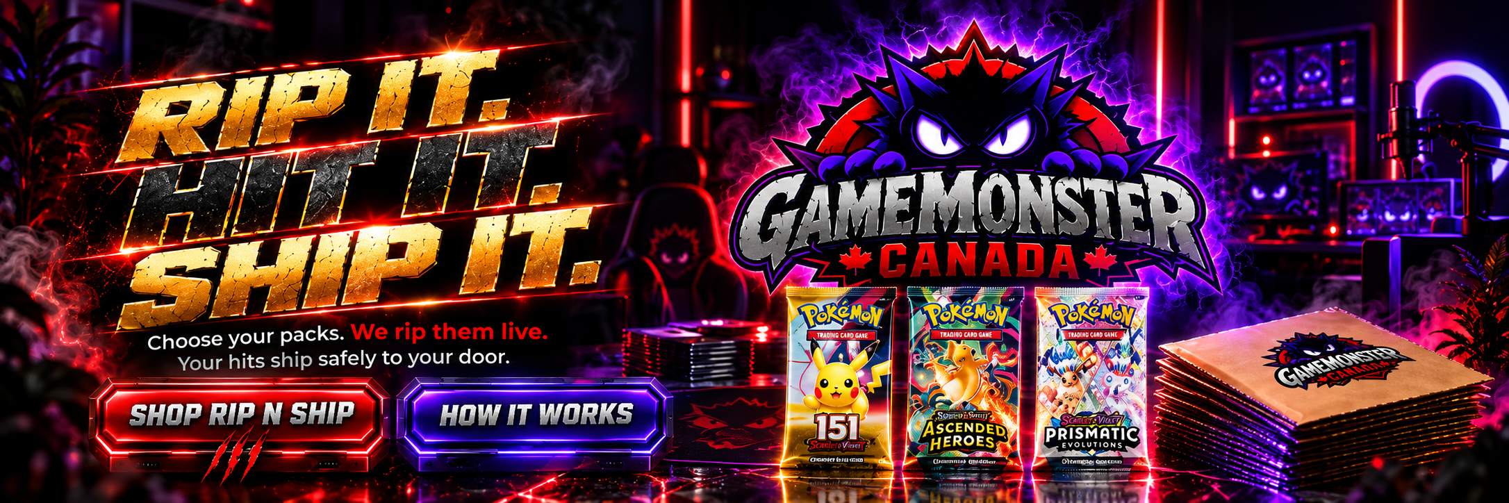 Game Monster Canada Rip N Ship