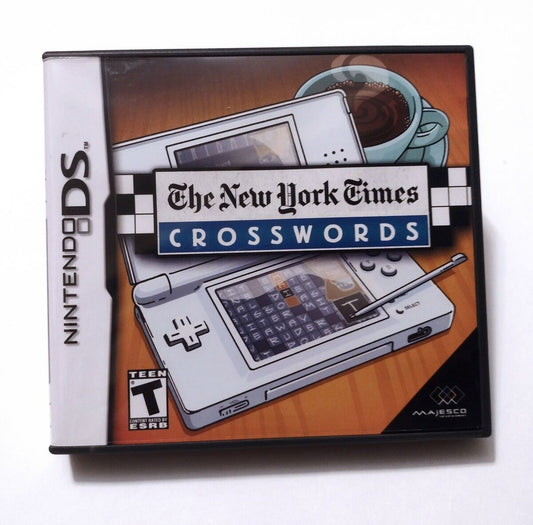 The New York Times Crosswords - ( Nintendo DS ) Complete W/box & Manual !