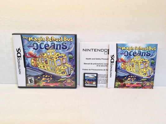 The Magic School Bus Oceans (Nintendo DS, 2011) Complete CIB