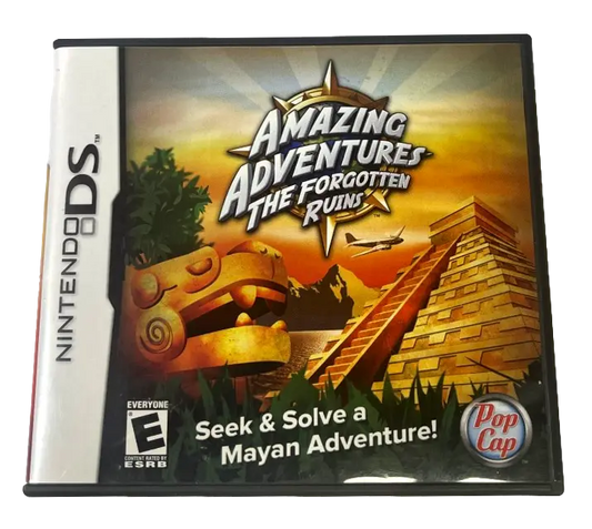 Amazing Adventures: The Forgotten Ruins (Nintendo DS, 2008) Case, Game & Manual