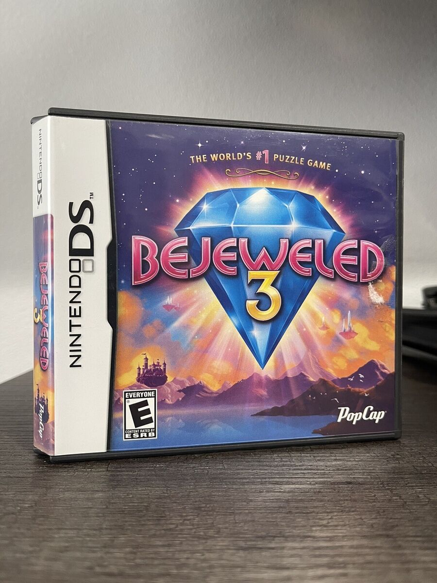 Bejeweled 3 (Nintendo DS, 2010) Complete CIB