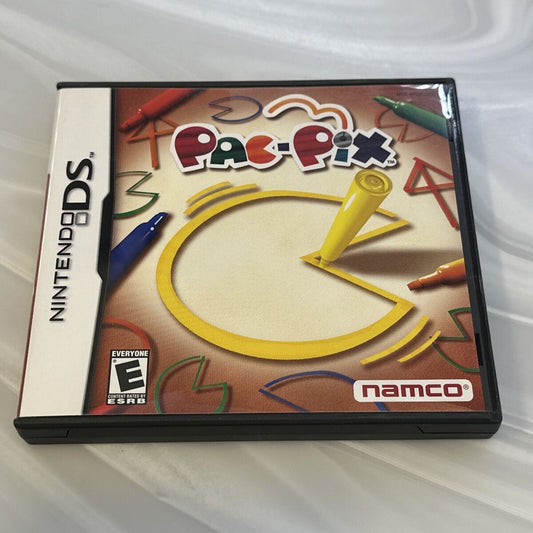 Pac-Pix Nintendo DS Case, Manual & Game Authentic