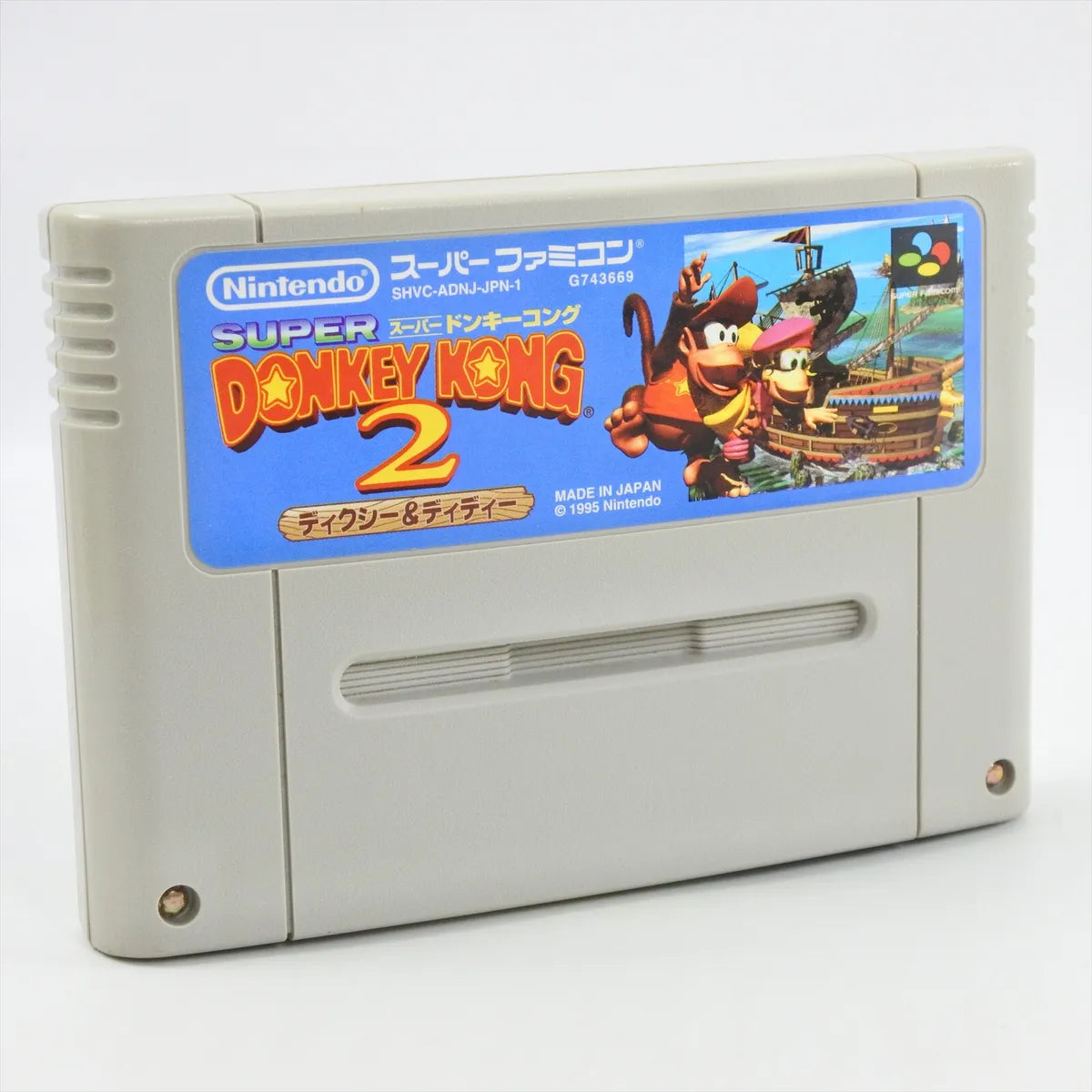 SUPER DONKEY KONG 2 Nintendo Super Famicom NTSC-J Japanese Cartridge