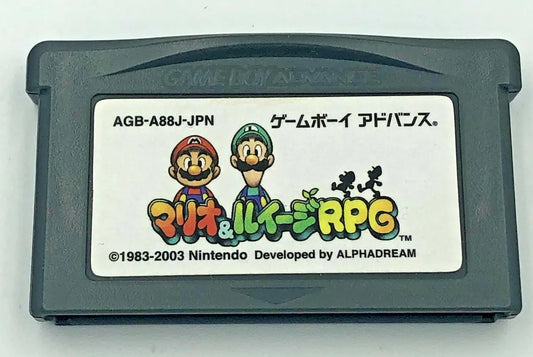 Mario & Luigi RPG Japanese Game Boy Advance GBA Japan import