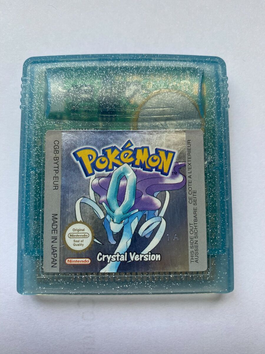 Pokemon Crystal Version (Game Boy Color, 2001) Authentic NEW Save Battery US Gameboy