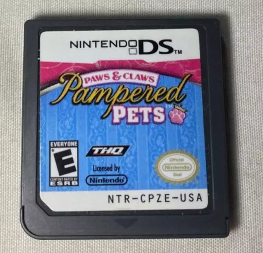 Paws & Claws: Pampered Pets (Nintendo DS, 2009) Cartidge Only