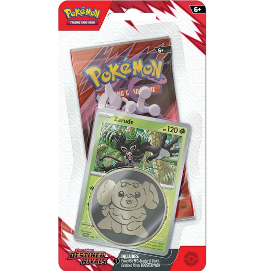 Pokemon TCG: Scarlet & Violet - Destined Rivals Checklane Blister - Zarude (Sealed)