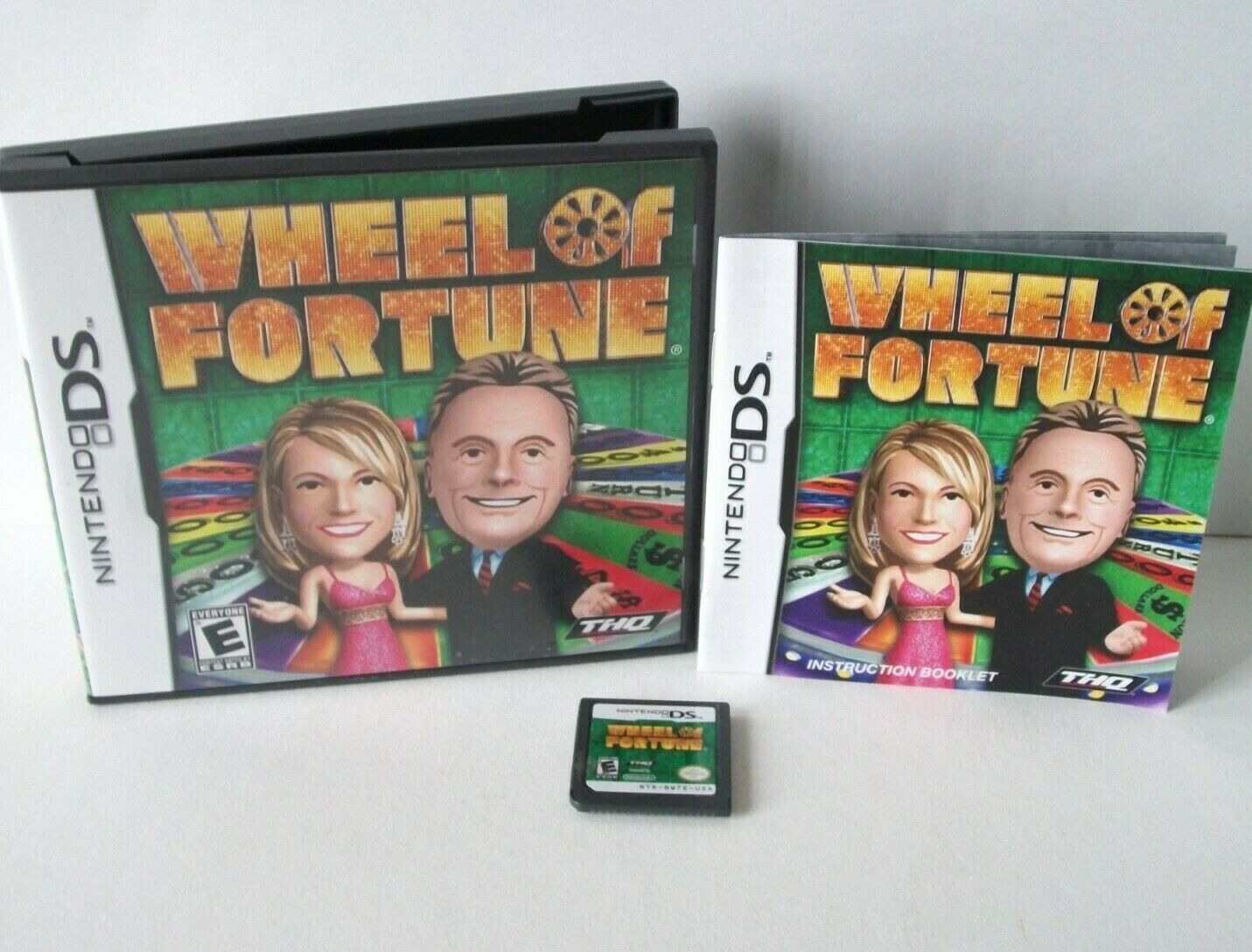 Wheel of Fortune Nintendo DS Complete Quiz Game Show Family Trivia Word Puzzles