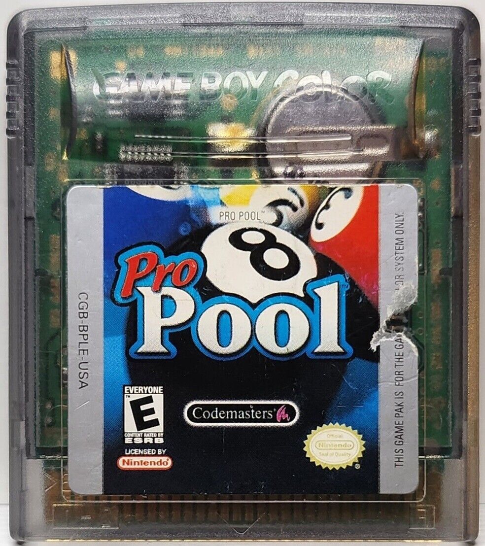 Pro Pool (Nintendo Game Boy Color, 2000) GBC