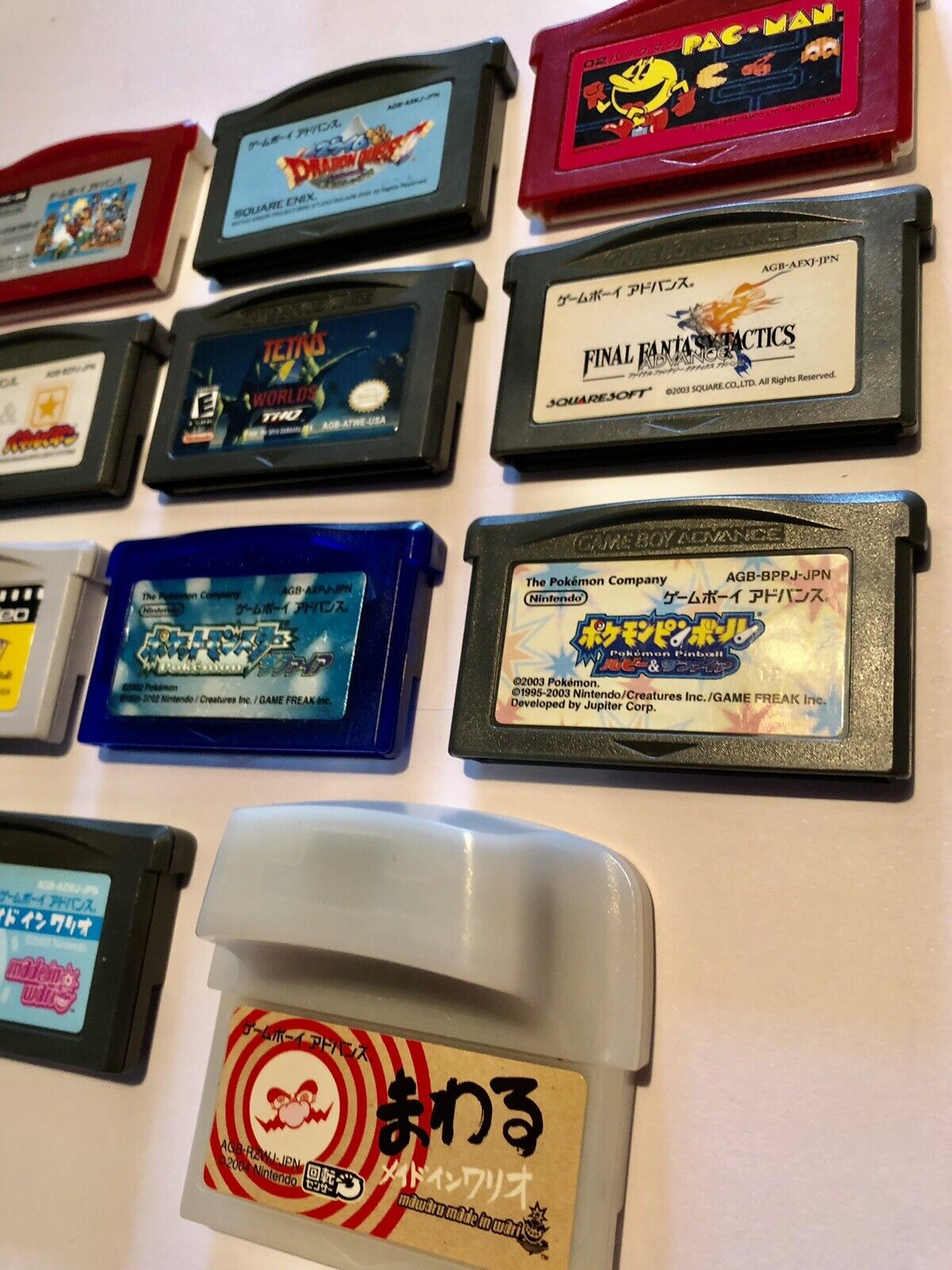 Premium Nintendo Game Boy Advance GBA Bundle (Includes 11 Japanese Import Games)