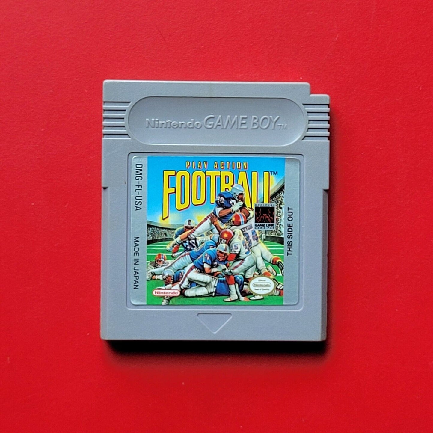 1990 Play Action Football Game (Nintendo Game Boy) Authentic