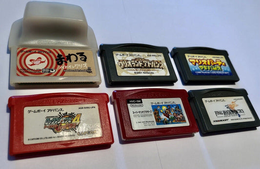 Nintendo Game Boy Advance GBA Bundle with 6 Games Japanese Import