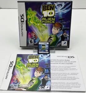 Ben 10: Alien Force (Nintendo DS, 2009) Case, Manual & Game