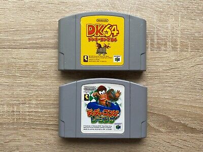 Nintendo N64 Diddy Kong Racing + Donkey Kong 64 Game For Nintendo 64 Retro Japan