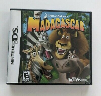 Nintendo DS Madagascar Dreamworks Game CIB
