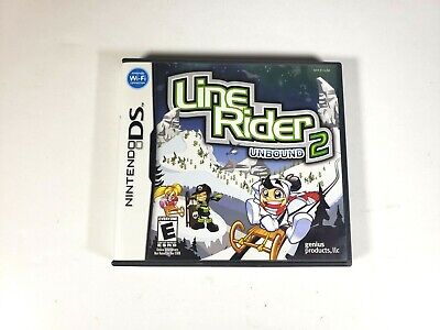 Line Rider 2 Unbound Nintendo DS Game, Case & Manual