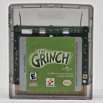 The Grinch (Nintendo Game Boy Color, 2000) Cartridge Only Authentic GBC