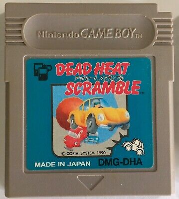 Dead Heat Scramble (Nintendo Game Boy, 1990) Authentic Japanese