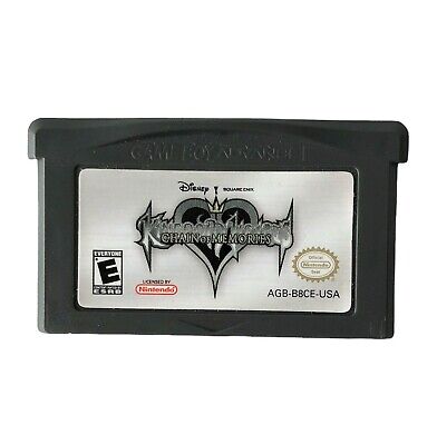 Disney Kingdom Hearts Chain of Memories Nintendo Gameboy Advance Cartridge