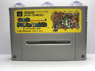 Super Mario World Nintendo Super Famicom Japanese Genuine Game Cartridge