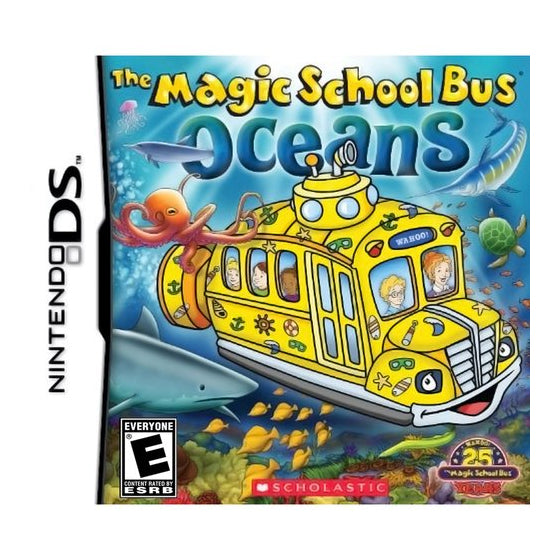 THE MAGIC SCHOOL BUS: OCEANS NINTENDO DS CIB - GAME MONSTER CANADA -..-