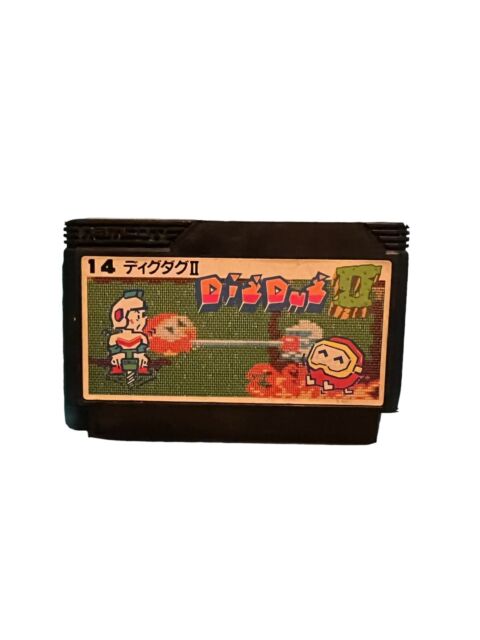 Dig Dug II 2 (Nintendo Famicom FC NES, 1986) Japan Import