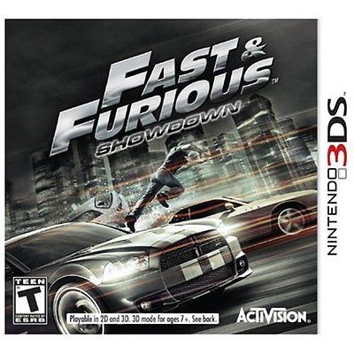 Fast & Furious: Showdown (Nintendo 3DS, 2013) Authenic GAME MONSTER CANADA -..-